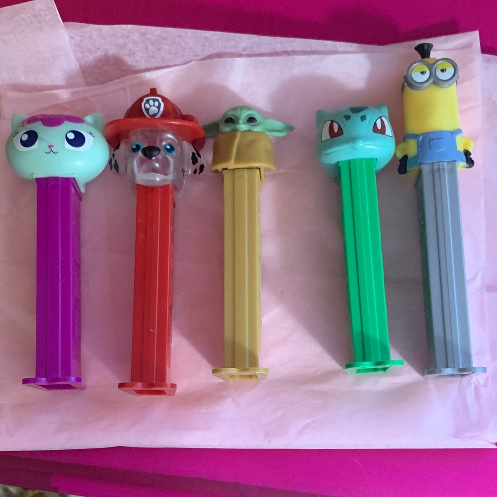PEZ Character Candy Dispensers - Multicolor Set. Bintage Collectible